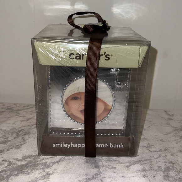 Carters Smiley Happy Frame Bank NIB - Picture 2 of 5